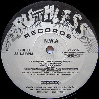 N.W.A. : Express Yourself (12", Maxi)