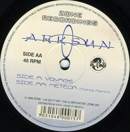 Arksun : Voyage (12")