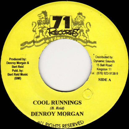 Denroy Morgan : Cool Runnings / Stand Firm (7")