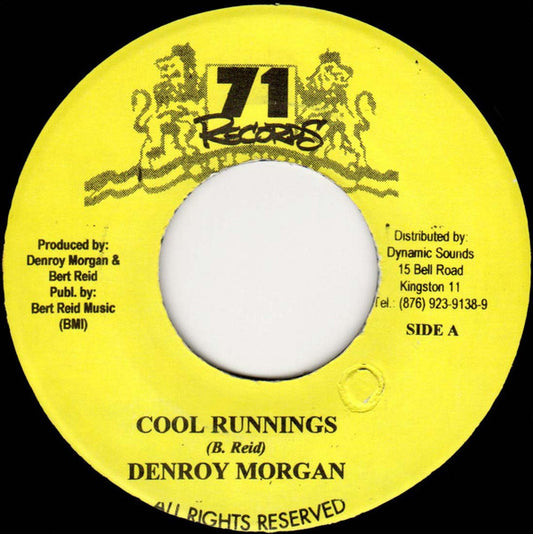 Denroy Morgan : Cool Runnings / Stand Firm (7")
