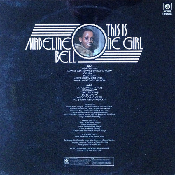 Madeline Bell : This Is One Girl (LP, Album)