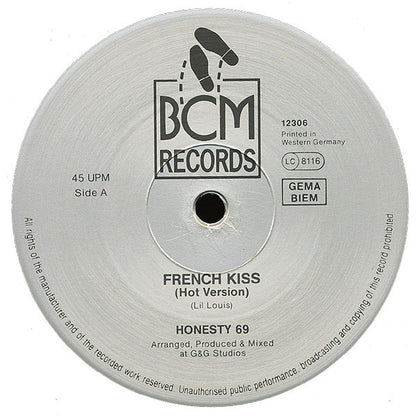 Honesty 69 : French Kiss (12")