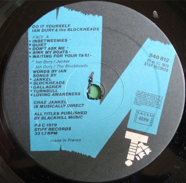 Ian Dury & The Blockheads* : Do It Yourself (LP, Album)