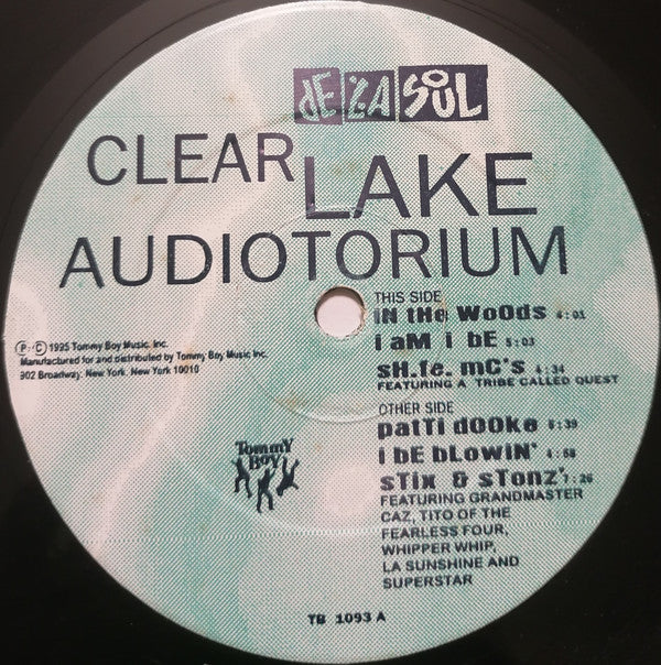 De La Soul : Clear Lake Audiotorium (12", Ltd, Unofficial)
