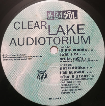 De La Soul : Clear Lake Audiotorium (12", Ltd, Unofficial)