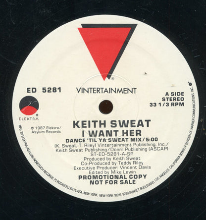 Keith Sweat : I Want Her (12", Promo)
