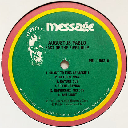 Augustus Pablo : East Of The River Nile (LP, Album, RE)