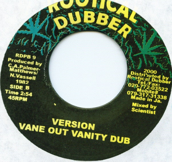 Clive Matthews : Live Not For Vanity (7", RE)