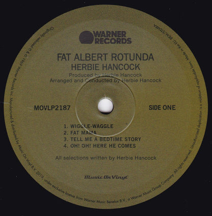 Herbie Hancock : Fat Albert Rotunda (LP, Album, RE)