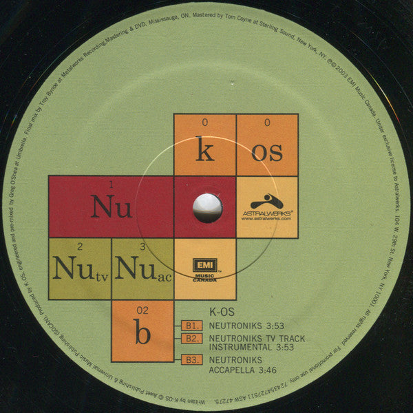 K-OS : Superstarr / Freeze (12")