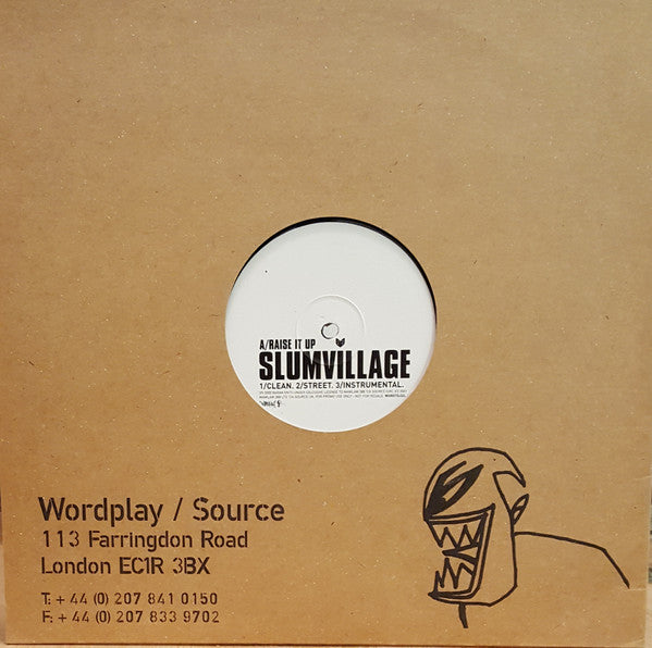 Slum Village : Raise It Up (12", Single, Promo)