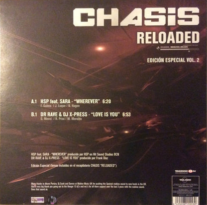 HSP Feat. Sara (10) / Dr Rave & DJ X-Press : Chasis Reloaded (Edición Especial Vol. 2) (12", S/Edition)