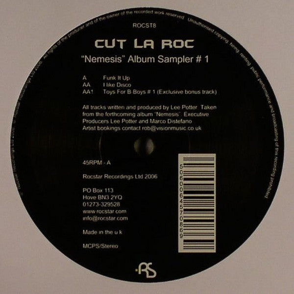 Cut La Roc : Nemesis Album Sampler # 1 (12", Ltd, Smplr)