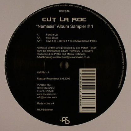 Cut La Roc : Nemesis Album Sampler # 1 (12", Ltd, Smplr)