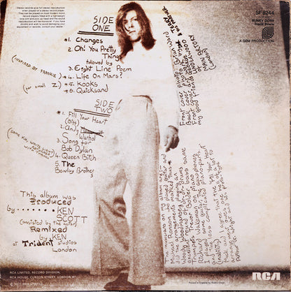 David Bowie : Hunky Dory (LP, Album, RE, RP)