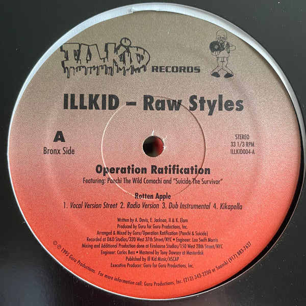Various : Illkid - Raw Styles (12")