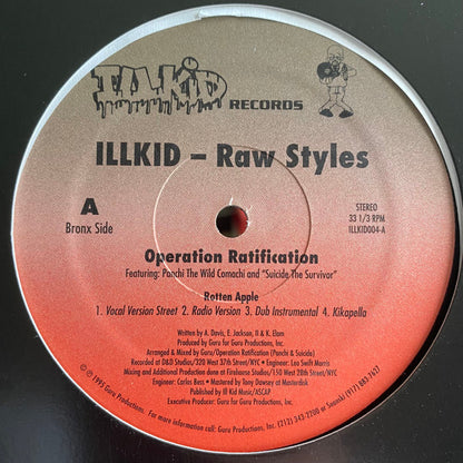 Various : Illkid - Raw Styles (12")
