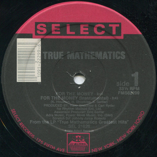 True Mathematics : For The Money / K.A.O.S.S. (Greeks In Effect pt. 2) (12")