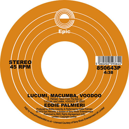 Eddie Palmieri : Spirit Of Love (7", Single, RE)