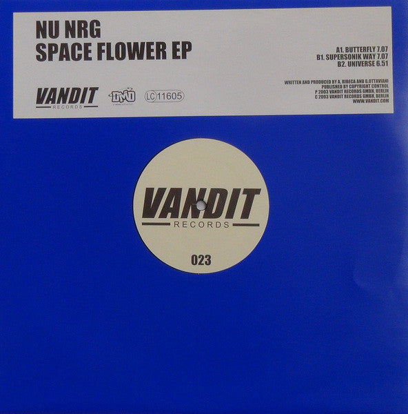 Nu NRG : Space Flower EP (12", EP)