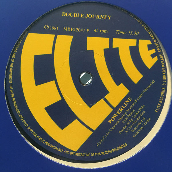 Powerline : Journey / Double Journey (12", Single, RE)