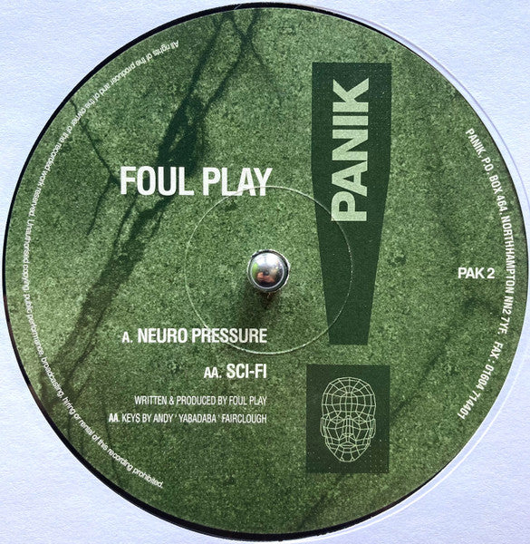 Foul Play : Neuro Pressure / Sci-Fi (12")