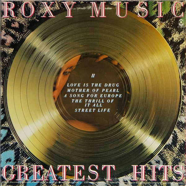 Roxy Music : Greatest Hits (LP, Comp, PRC)