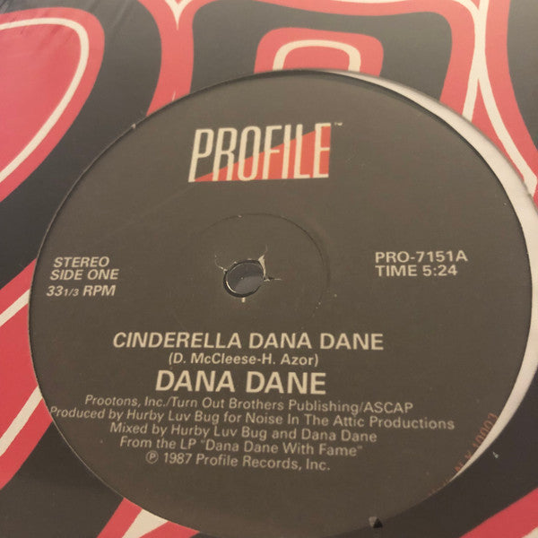 Dana Dane : Cinderella Dana Dane (12", Maxi, RE, Unofficial)