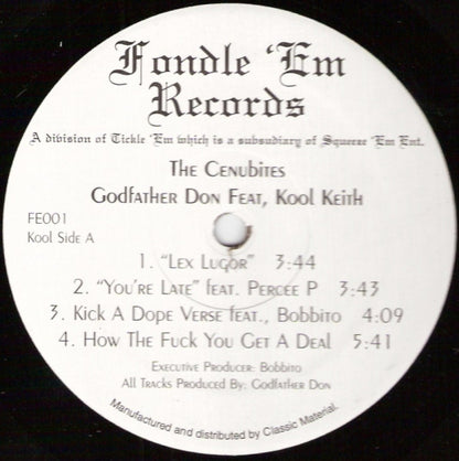 The Cenubites*, Godfather Don Feat, Kool Keith : The Cenubites (12", EP, RE)