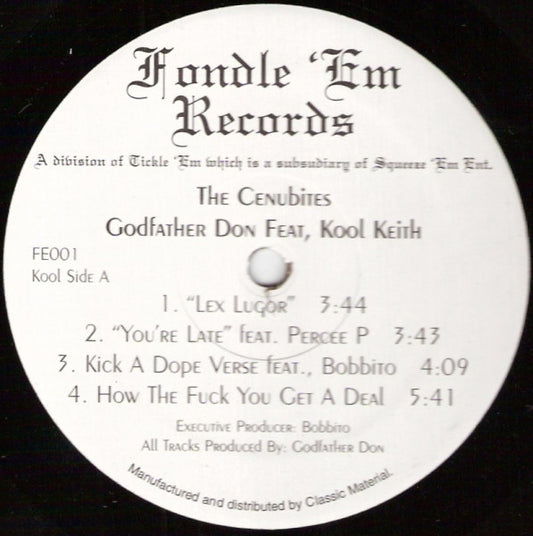 The Cenubites*, Godfather Don Feat, Kool Keith : The Cenubites (12", EP, RE)