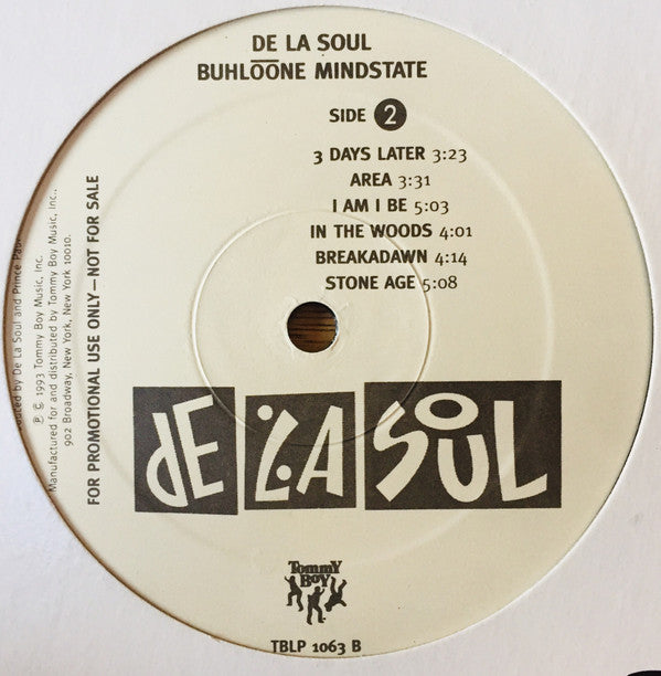 De La Soul : Buhloone Mindstate (LP, Album, Promo)