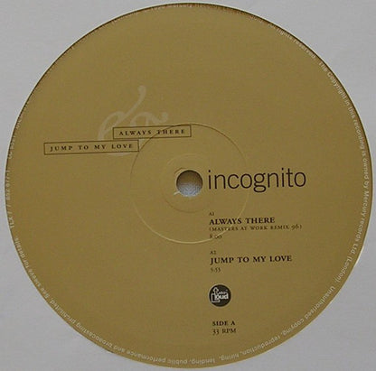 Incognito : Always There / Jump To My Love (12")