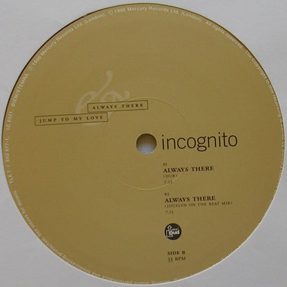 Incognito : Always There / Jump To My Love (12")