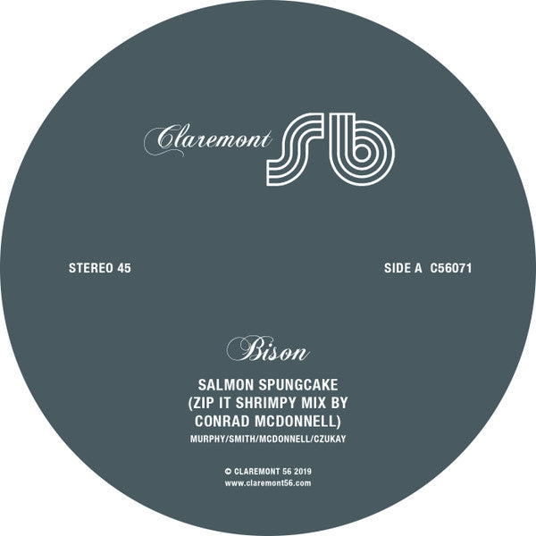 Bison (4) : Salmon Spungcake (12")