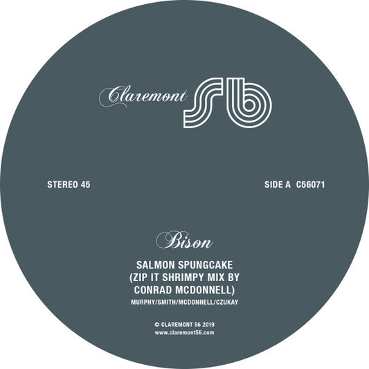 Bison (4) : Salmon Spungcake (12")