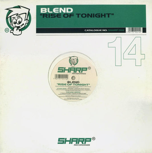 Blend (3) : Rise Of Tonight (12")