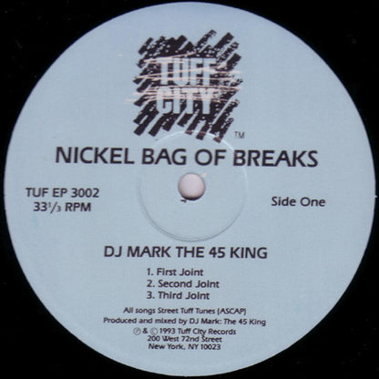 DJ Mark The 45 King* / Tuff City Squad : Nickel Bag Of Breaks (12", EP)