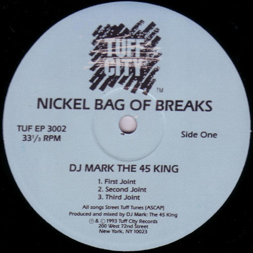 DJ Mark The 45 King* / Tuff City Squad : Nickel Bag Of Breaks (12", EP)