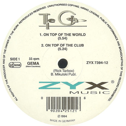 The Corp : On Top Of The World (12", Maxi)