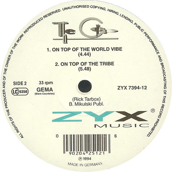 The Corp : On Top Of The World (12", Maxi)