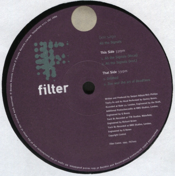 Box Saga* : All The Signals (12")