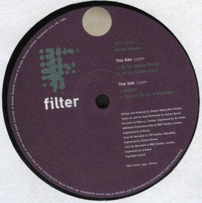 Box Saga* : All The Signals (12")
