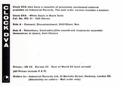 Clock DVA : Thirst (LP, Album, M/Print, © &)