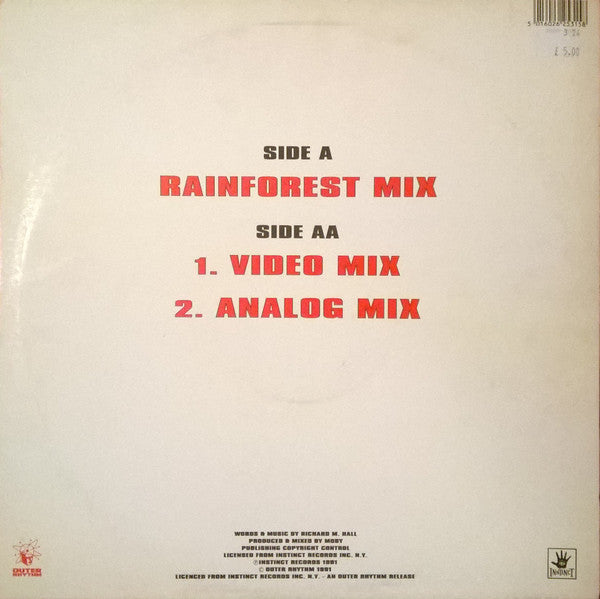 Moby : Go (Mixes) (12", Red)