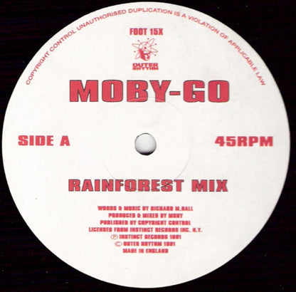 Moby : Go (Mixes) (12", Red)