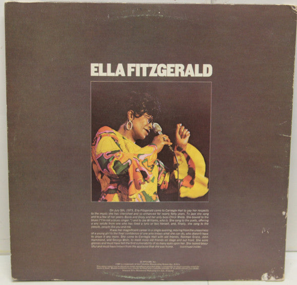 Ella Fitzgerald : Newport Jazz Festival, Live At Carnegie Hall (2xLP, RE, Gat)