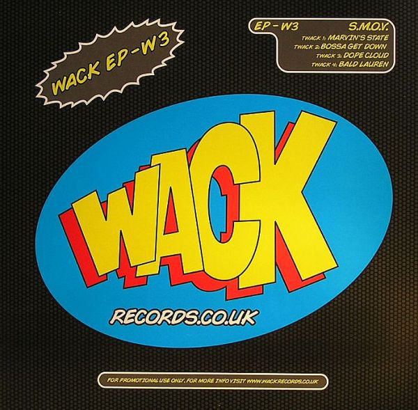 S.M.O.V.* : Wack EP-W3 (12", EP, Promo)