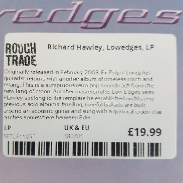 Richard Hawley : Lowedges (LP, Album, Ltd, RE, Red)