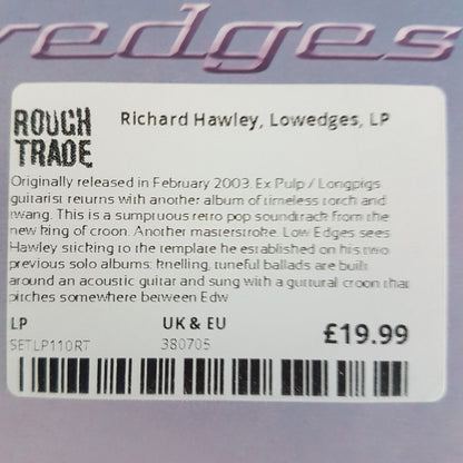 Richard Hawley : Lowedges (LP, Album, Ltd, RE, Red)