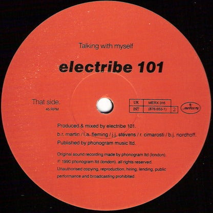 Electribe 101 : Talking With Myself (12")